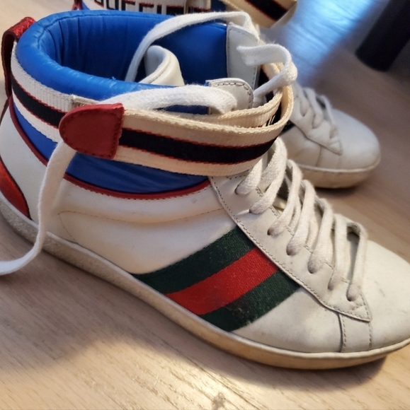 Gucci A7 Hightops size 9 - Picture 1 of 3